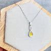 925 Sterling Silver & Baltic Amber Infinity Pendant - GL393