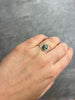 925 Sterling SIlver & Baltic Amber Modern Ring Adjustable - GL433