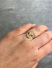 925 Sterling Silver & Baltic Amber Modern Designer Ring - GL718