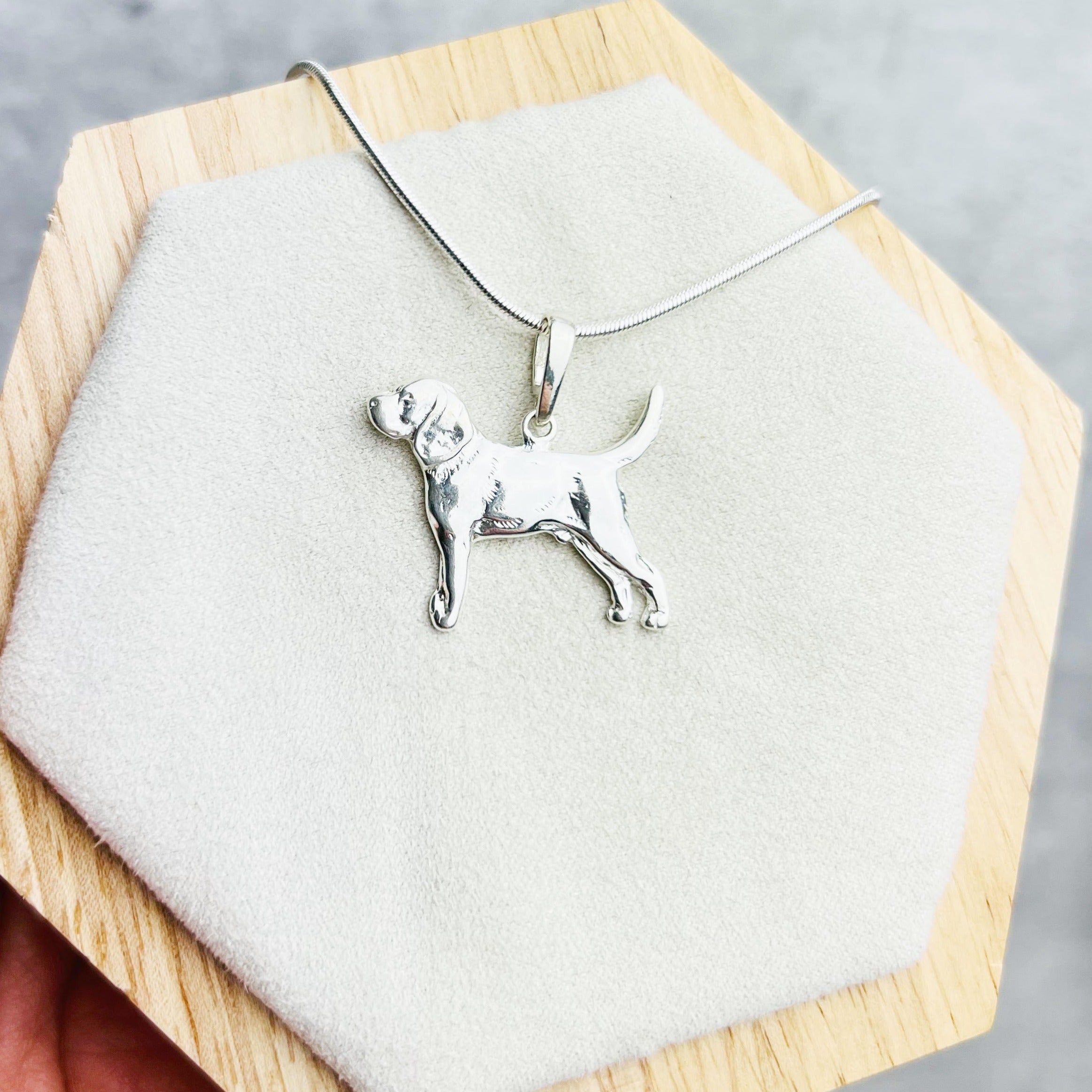 925 Sterling Silver Classic Dog Pendant  - GS206